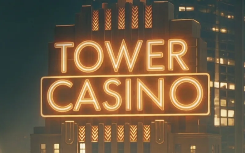 Tower Casino illuminated sign